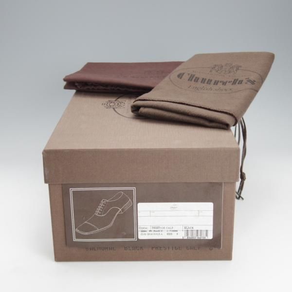 未使用★チャーチ 80G/UK8【貴重★100ラスト/コンサル同仕様/BALMORAL】ストレートチップ/プレステージカーフ/黒/メンズ/Church's★i739