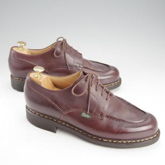 極美品★パラブーツ SIZE 8【定価￥79,200-★シャンボード/CHAMBORD】TEXソール/リスレザー/カフェ/CAFE/Uチップ/メンズ/Paraboot★i740