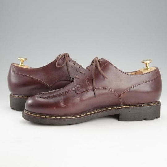 極美品★パラブーツ SIZE 8【定価￥79,200-★シャンボード/CHAMBORD】TEXソール/リスレザー/カフェ/CAFE/Uチップ/メンズ/Paraboot★i740