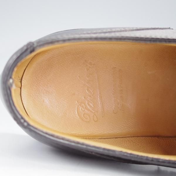 極美品★パラブーツ SIZE 6【定価￥71,500-★シャンボード/CHAMBORD】TEXソール/リスレザー/NOIR/黒/Uチップ/メンズ/Paraboot★i741