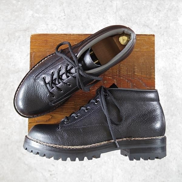 美品★(伊)F.LLIジャコメッティ SIZE 40【定価￥129,800-★マルモラーダ/ゴートレザー(山羊革)】FG581/黒/ブーツ/Giacometti★i742