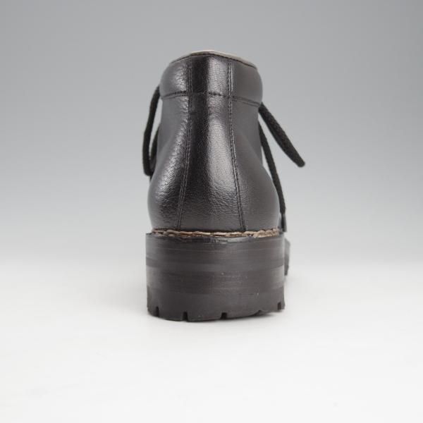 美品★(伊)F.LLIジャコメッティ SIZE 40【定価￥129,800-★マルモラーダ/ゴートレザー(山羊革)】FG581/黒/ブーツ/Giacometti★i742