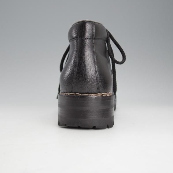 美品★(伊)F.LLIジャコメッティ SIZE 40【定価￥129,800-★マルモラーダ/ゴートレザー(山羊革)】FG581/黒/ブーツ/Giacometti★i742