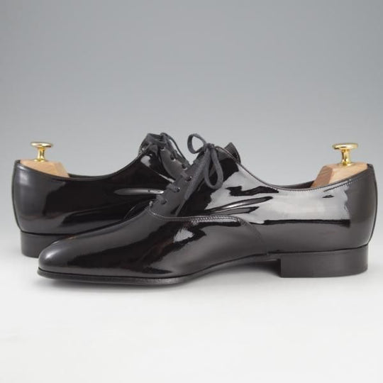 未使用★ジョンロブ 8E【★CALISTO/カリスト/8695ラスト】プレーントゥ/パテントレザー/黒/メンズ/JOHN LOBB★i743