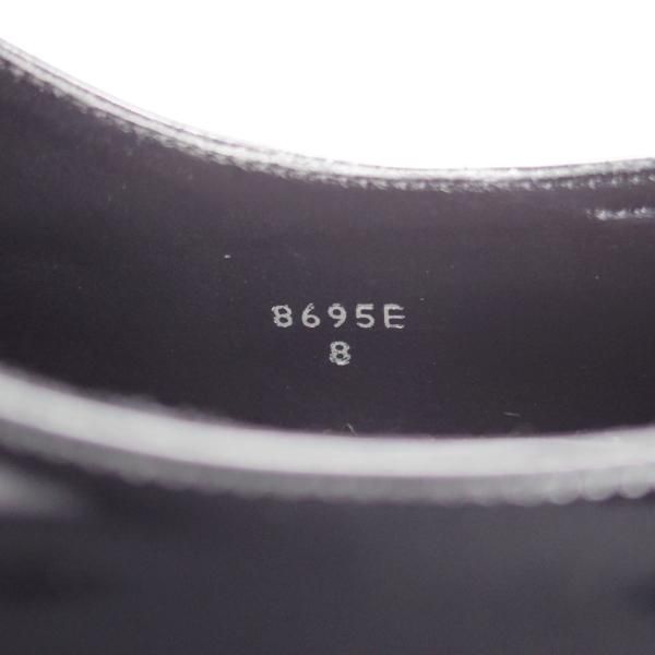 未使用★ジョンロブ 8E【★CALISTO/カリスト/8695ラスト】プレーントゥ/パテントレザー/黒/メンズ/JOHN LOBB★i743