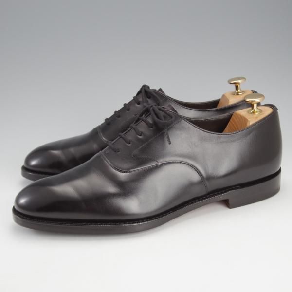 極上★チャーチ UK8.5程度【貴重★ブルックスブラザーズ別注/Peal&co】911ラスト/プレーントゥ/カーフ/黒/メンズ/Church's★i745