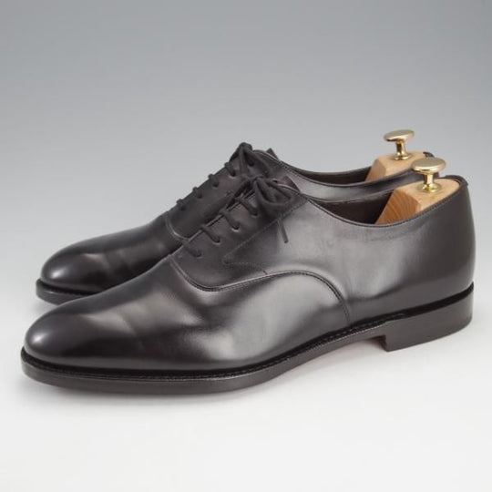 極上★チャーチ UK8.5程度【貴重★ブルックスブラザーズ別注/Peal&co】911ラスト/プレーントゥ/カーフ/黒/メンズ/Church's★i745