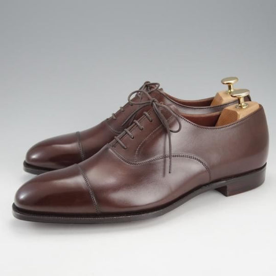 未使用★クロケット&ジョーンズ 8.5E【定価￥101,200-★オードリー3/AUDLEY】ハンドグレードライン/367ラスト/濃茶/Crockett&Jones★i747