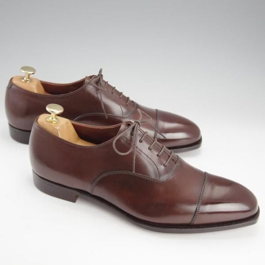 未使用★クロケット&ジョーンズ 8.5E【定価￥101,200-★オードリー3/AUDLEY】ハンドグレードライン/367ラスト/濃茶/Crockett&Jones★i747