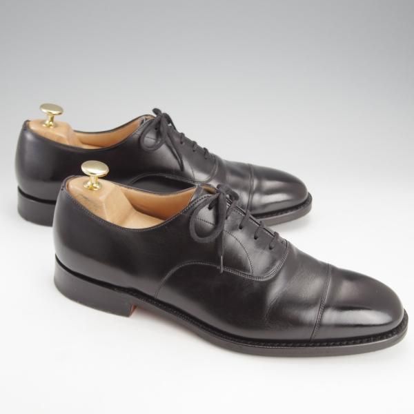 極美品★チャーチ 75F/UK7.5【現行定価￥160,600-★コンサル/CONSUL】173ラスト/ストレートチップ/カーフ/黒/メンズ/Church's★i749