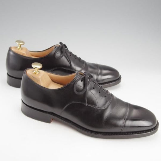 極美品★チャーチ 75F/UK7.5【現行定価￥160,600-★コンサル/CONSUL】173ラスト/ストレートチップ/カーフ/黒/メンズ/Church's★i749