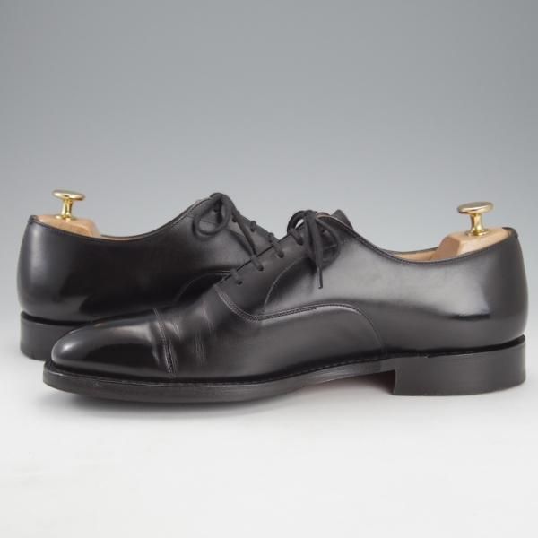 極美品★チャーチ 75F/UK7.5【現行定価￥160,600-★コンサル/CONSUL】173ラスト/ストレートチップ/カーフ/黒/メンズ/Church's★i749