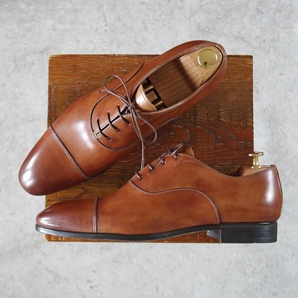 サントーニ SIZE 8【ストレートチップ/392055】 | 高級中古革靴