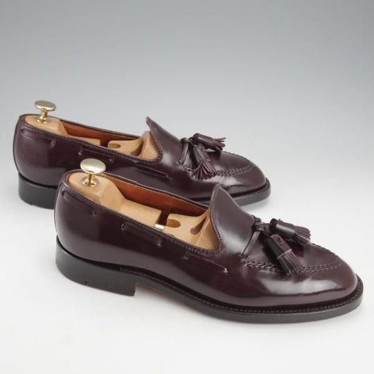 極上★オールデン 6.5D【定価￥136,400-★コードバン仕様/563】アバディーンラスト/タッセルローファー/#8/赤茶/メンズ/Alden★i751