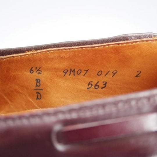 極上★オールデン 6.5D【定価￥136,400-★コードバン仕様/563】アバディーンラスト/タッセルローファー/#8/赤茶/メンズ/Alden★i751