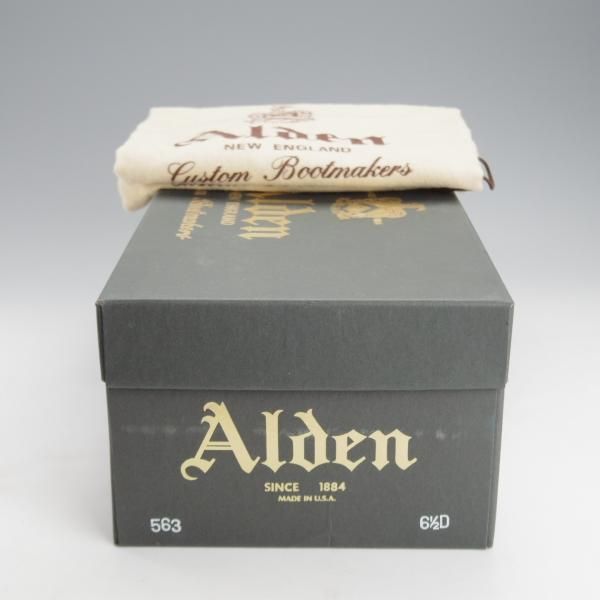 極上★オールデン 6.5D【定価￥136,400-★コードバン仕様/563】アバディーンラスト/タッセルローファー/#8/赤茶/メンズ/Alden★i751
