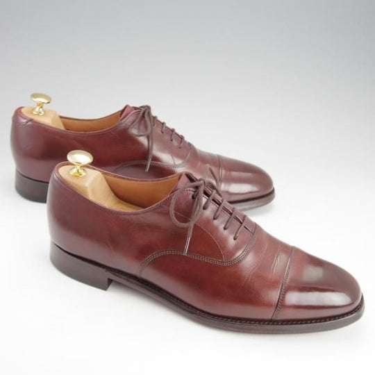 極上★(英)チーニー 9E【定価￥63,800-★ロイドフットウェア別注/Lloyd Footwear】上級Mシリーズ/ストレートチップ/赤茶/CHEANEY★i753