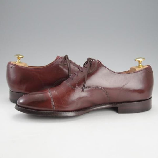 極上★(英)チーニー 9E【定価￥63,800-★ロイドフットウェア別注/Lloyd Footwear】上級Mシリーズ/ストレートチップ/赤茶/CHEANEY★i753