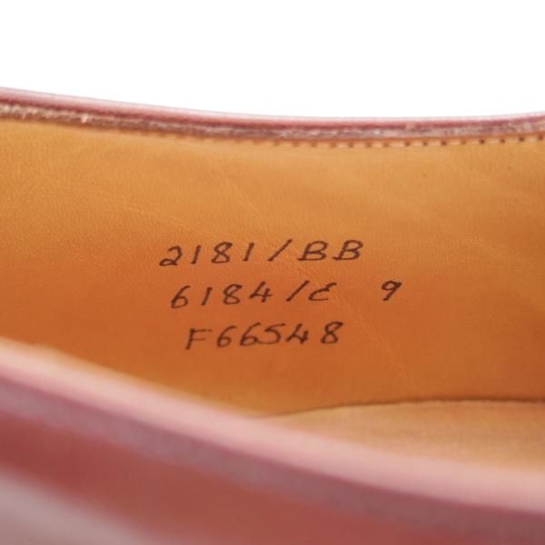 極上★(英)チーニー 9E【定価￥63,800-★ロイドフットウェア別注/Lloyd Footwear】上級Mシリーズ/ストレートチップ/赤茶/CHEANEY★i753