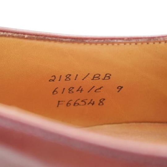 極上★(英)チーニー 9E【定価￥63,800-★ロイドフットウェア別注/Lloyd Footwear】上級Mシリーズ/ストレートチップ/赤茶/CHEANEY★i753