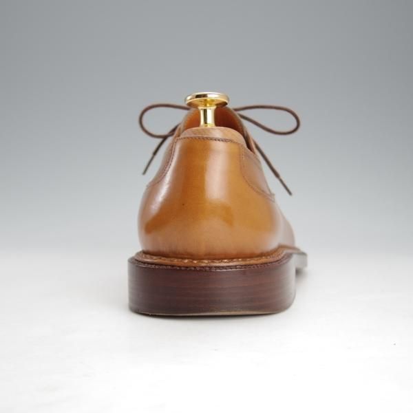 極上★(伊)BONORA/ボノーラ SIZE 42【貴重★ハンドソーンウェルテッド製法/九分仕立て/旧ボノーラ】Uチップ/カーフ/薄茶★i754