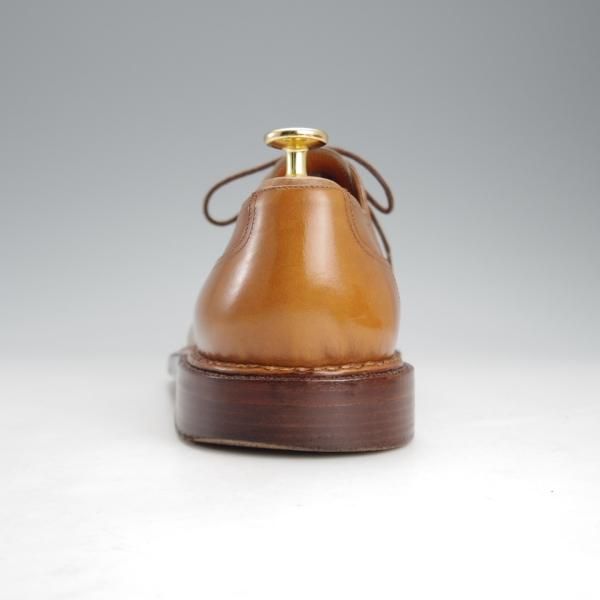 極上★(伊)BONORA/ボノーラ SIZE 42【貴重★ハンドソーンウェルテッド製法/九分仕立て/旧ボノーラ】Uチップ/カーフ/薄茶★i754