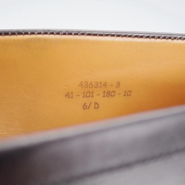 極美品★J.M.ウエストン 6.5D【現行定価￥126,500-★180/コインローファー】41ラスト/ボックスカーフ/黒/メンズ/Weston/ウェストン★i755