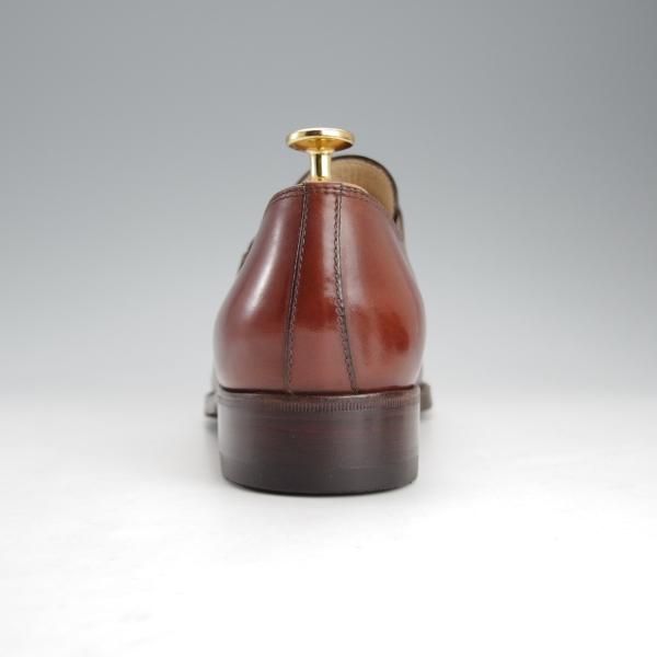 極上★(伊)タニノクリスチー SIZE 8.5【定価15万円以上★モンクストラップ/108552】カーフ/茶/メンズ/TANINO CRISCI★i756