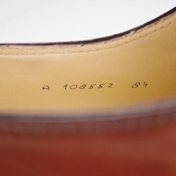 極上★(伊)タニノクリスチー SIZE 8.5【定価15万円以上★モンクストラップ/108552】カーフ/茶/メンズ/TANINO CRISCI★i756