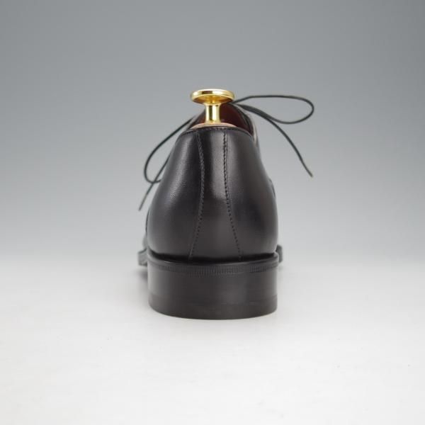 未使用★(伊)ア・テストーニ SIZE 6【★ストレートチップ/黒】カーフ/メンズ/a.testoni★i760