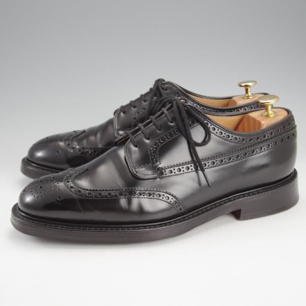 極上★チャーチ 75G/UK7.5【定価￥198,000-★グラフトン/GRAFTON】173ラスト/フルブローグ/黒/メンズ/Church's★i761