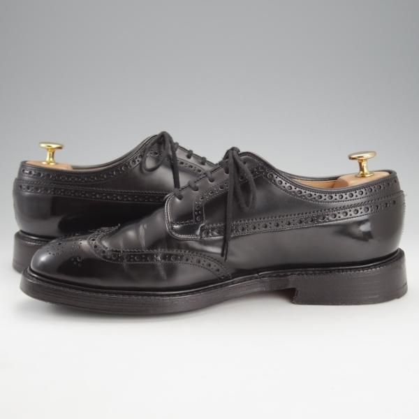極上★チャーチ 75G/UK7.5【定価￥198,000-★グラフトン/GRAFTON】173ラスト/フルブローグ/黒/メンズ/Church's★i761