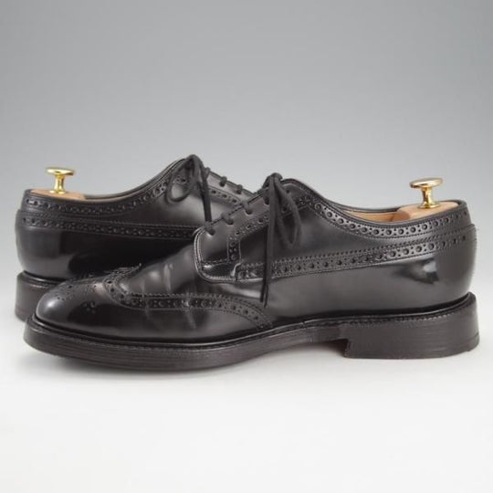 極上★チャーチ 75G/UK7.5【定価￥198,000-★グラフトン/GRAFTON】173ラスト/フルブローグ/黒/メンズ/Church's★i761