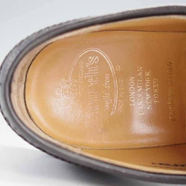 極上★チャーチ 75G/UK7.5【定価￥198,000-★グラフトン/GRAFTON】173ラスト/フルブローグ/黒/メンズ/Church's★i761