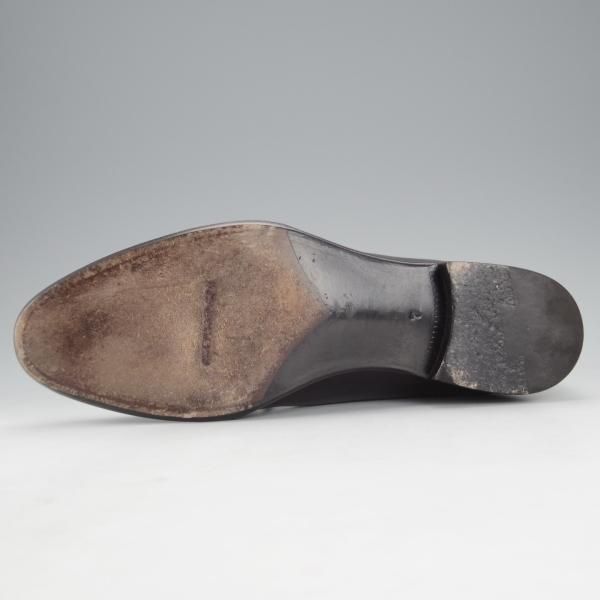 極美品★シェットランドフォックス SIZE 7【定価￥59,400-★デューク/DUKE/057F】ホールカット/カーフ/黒/メンズ/Shetlandfox★i765