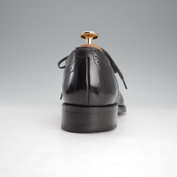 極美品★シェットランドフォックス SIZE 7【定価￥51,700-★日比谷OKUROJI店限定モデル/547F】ドレイトン/カーフ/黒/Shetlandfox★i766