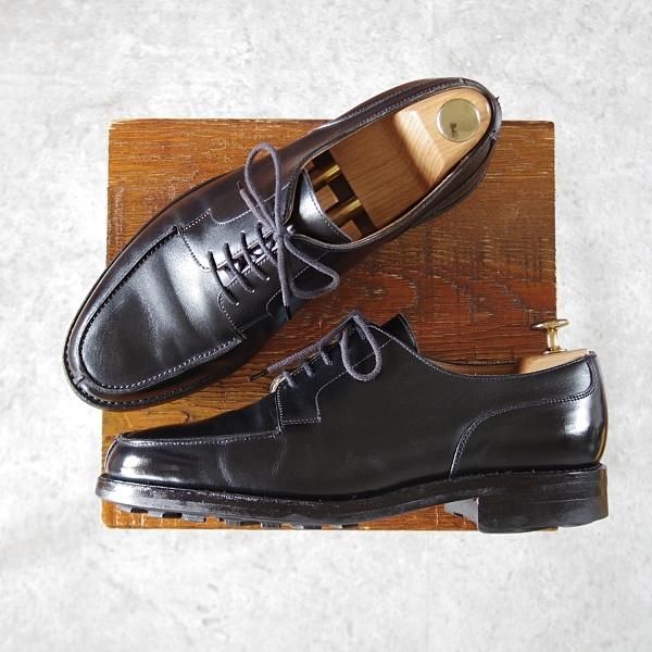 極上★クロケット&ジョーンズ 6.5E【定価￥92,400-★モールトン/MORETON】リッジウェイソール/292ラスト/カーフ/黒/Crockett&Jones★i771