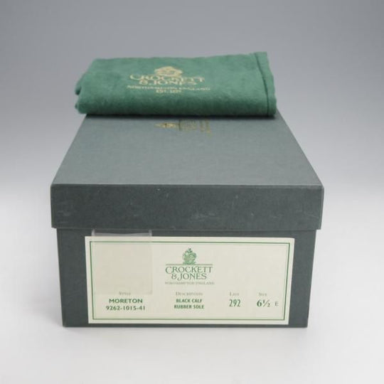 極上★クロケット&ジョーンズ 6.5E【定価￥92,400-★モールトン/MORETON】リッジウェイソール/292ラスト/カーフ/黒/Crockett&Jones★i771