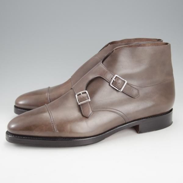 極美品★ジョンロブ 9EE【現行定価￥291,500-★WILLIAM2(BOOT)/ウィリアム/ブーツ】ミスティカーフ/ダブルモンク/JOHN LOBB★i772