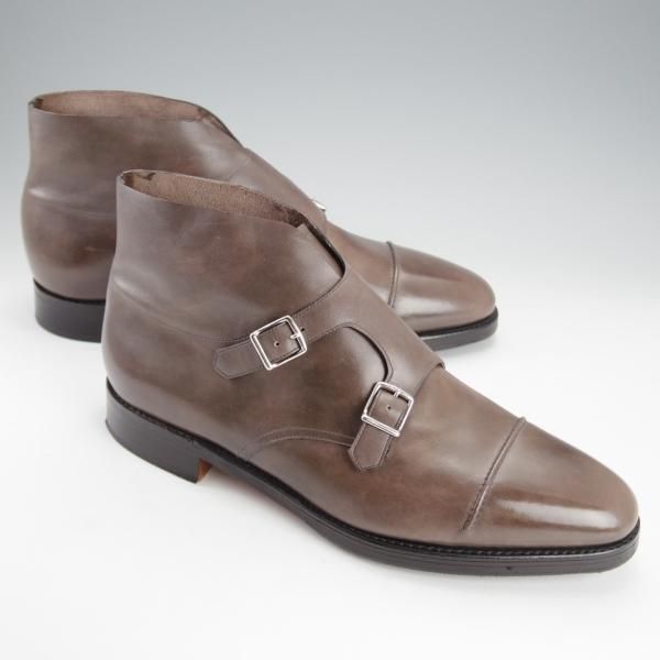 極美品★ジョンロブ 9EE【現行定価￥291,500-★WILLIAM2(BOOT)/ウィリアム/ブーツ】ミスティカーフ/ダブルモンク/JOHN LOBB★i772