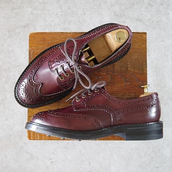 未使用★トリッカーズ SIZE 6.5【定価￥102,300-★ダイナイトソール/BOURTON/バートン】M5633/カントリーシューズ/赤茶/Tricker's★i775