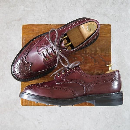 未使用★トリッカーズ SIZE 6.5【定価￥102,300-★ダイナイトソール/BOURTON/バートン】M5633/カントリーシューズ/赤茶/Tricker's★i775