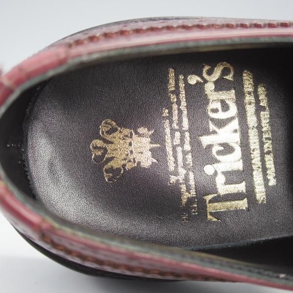 未使用★トリッカーズ SIZE 6.5【定価￥102,300-★ダイナイトソール/BOURTON/バートン】M5633/カントリーシューズ/赤茶/Tricker's★i775