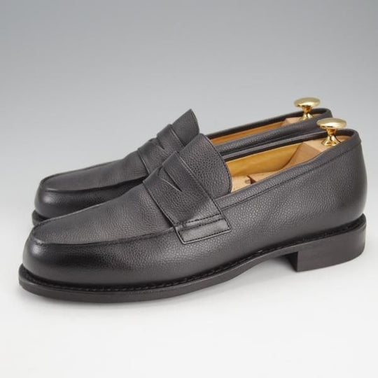 極美品★パラブーツ SIZE 6【定価￥77,000-★アドニス/ADONIS】コインローファー/グレインレザー/黒/メンズ/Paraboot★i777