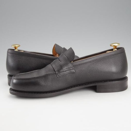 極美品★パラブーツ SIZE 6【定価￥77,000-★アドニス/ADONIS】コインローファー/グレインレザー/黒/メンズ/Paraboot★i777