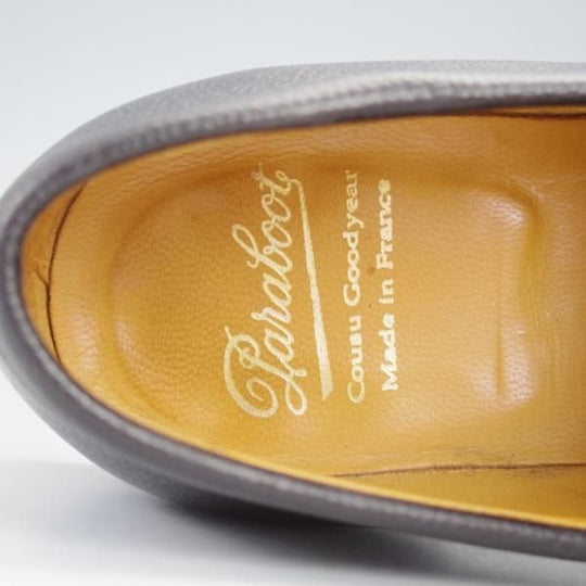 極美品★パラブーツ SIZE 6【定価￥77,000-★アドニス/ADONIS】コインローファー/グレインレザー/黒/メンズ/Paraboot★i777