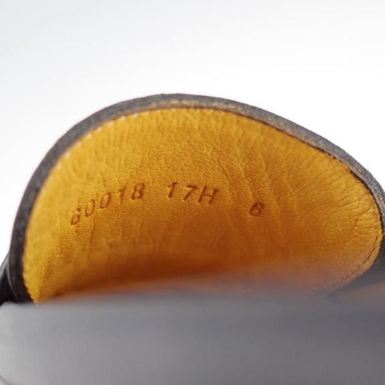 極美品★パラブーツ SIZE 6【定価￥77,000-★アドニス/ADONIS】コインローファー/グレインレザー/黒/メンズ/Paraboot★i777