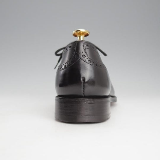 極上★チャーチ 60F/UK6【現行定価￥155,100-★ディプロマット/DIPLOMAT】173ラスト/セミブローグ/カーフ/黒/メンズ/Church's★i779