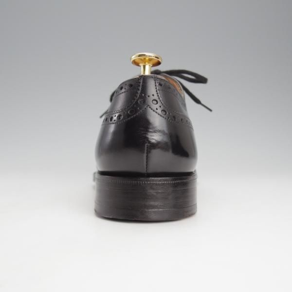 極上★チャーチ 60F/UK6【現行定価￥155,100-★ディプロマット/DIPLOMAT】173ラスト/セミブローグ/カーフ/黒/メンズ/Church's★i779