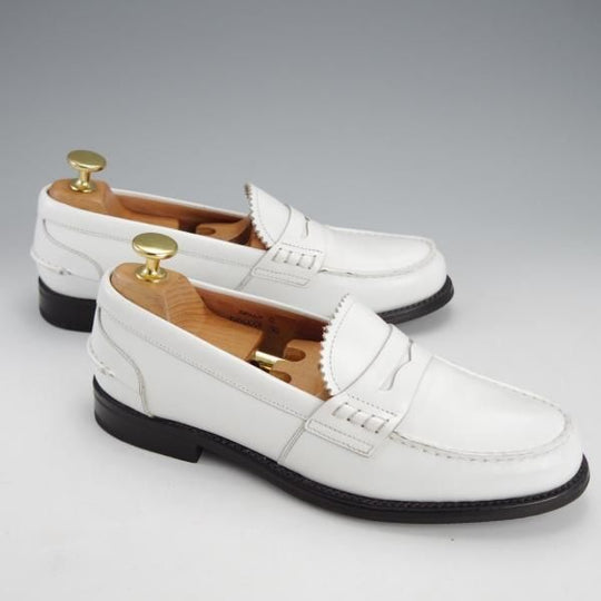 極上★チャーチ(レディース) SIZE 36【★SALLY R/サリー】コインローファー/ポリッシュドバインダーカーフ/白/Church's★i781